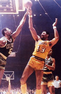 Russell-Wilt with Lakers
